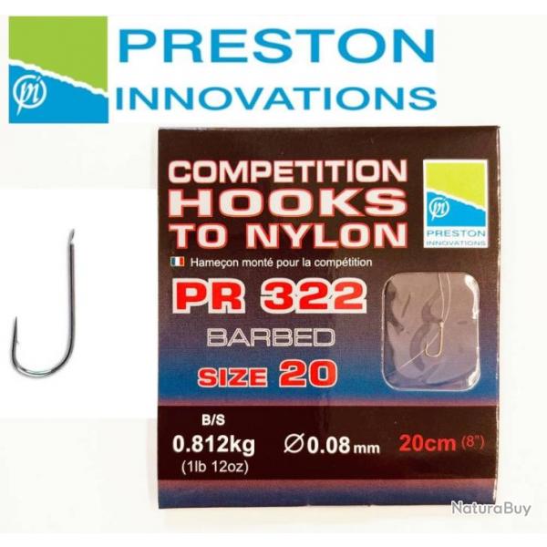 Hameon mont Preston Competition PR322 avec Ardillon Taille N20