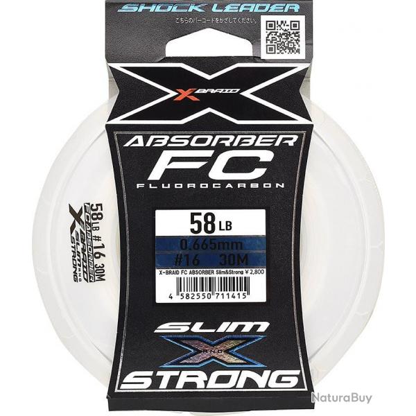 Fluorocarbone X BRAID X021 FC ABSORBER SLIM STRONG 77 LBS