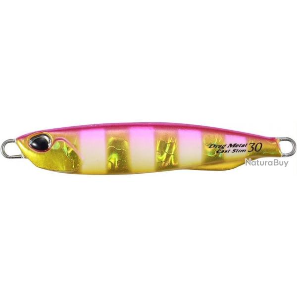 Jig Duo Drag Metal Cast Slim 80G PINK GOLD ZEBRA GLOW