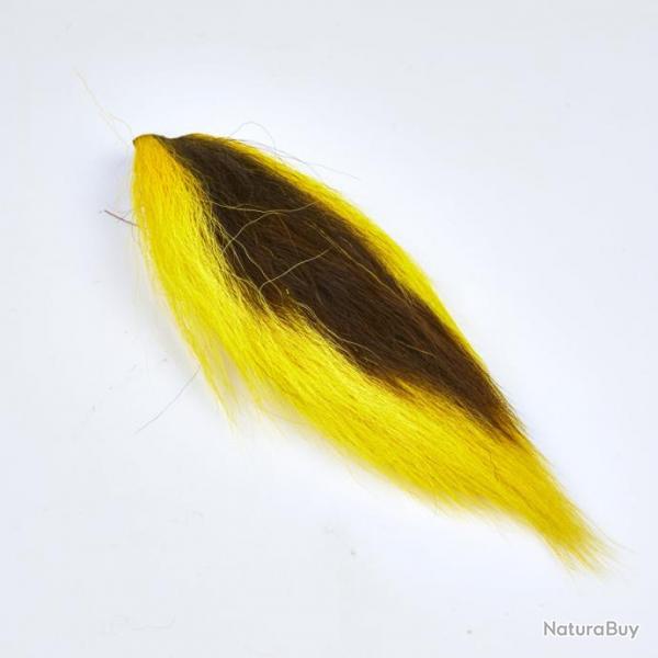 Longs Poils Bucktail De Charette JAUNE