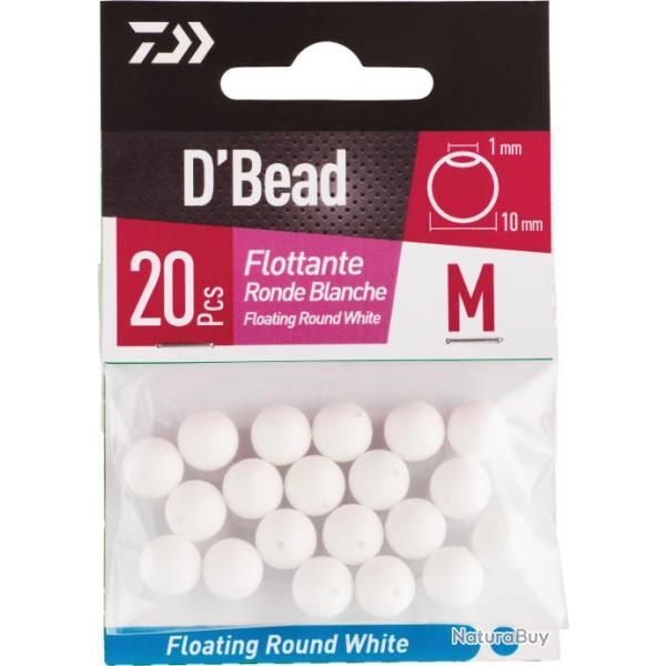 Perle Daiwa Ronde Flottante Blanche M