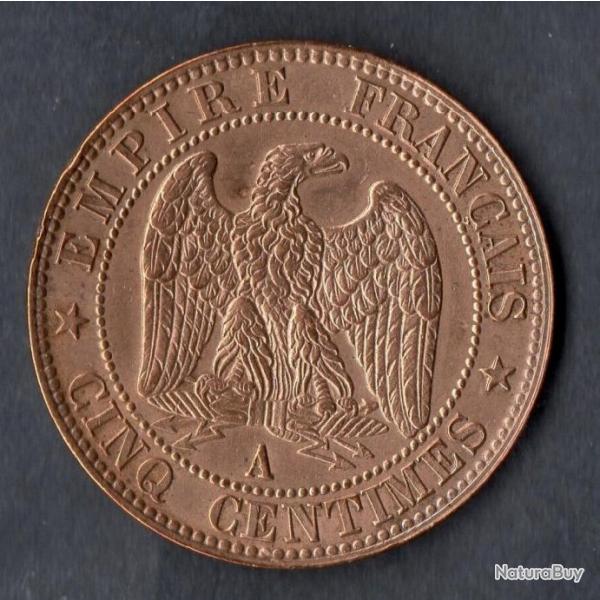 5 CENTIMES NAPOLEON III BRONZE DE 1853 A