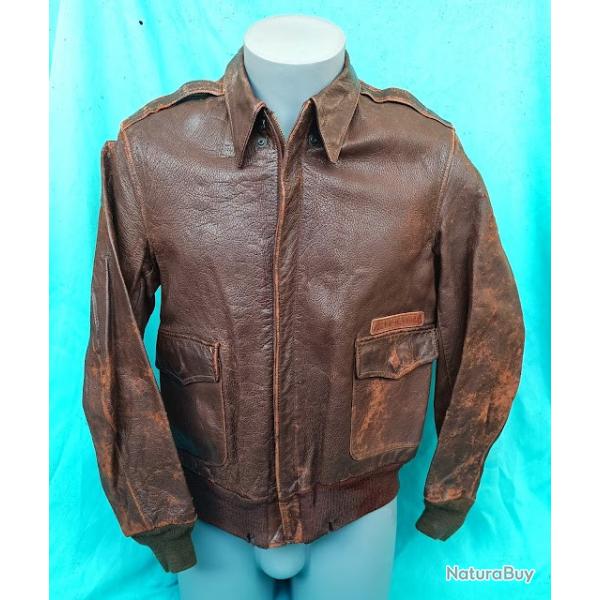 Blouson A2 rglementaire USAAF / parachutiste Spiewak& sons  dat 1942  US seconde guerre mondiale