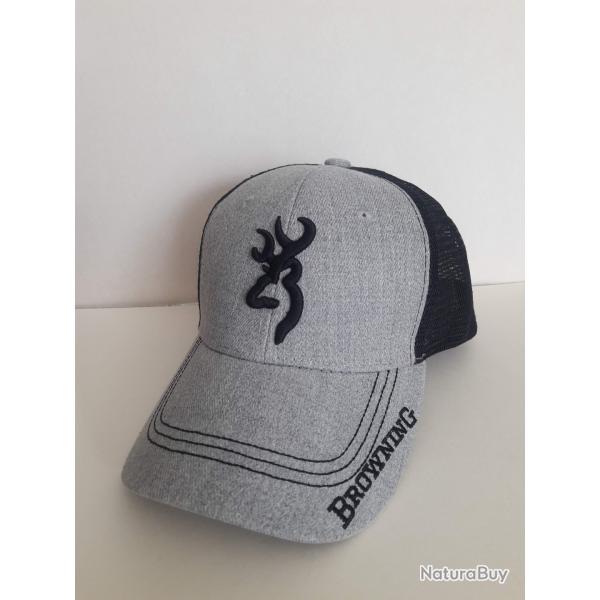 Casquette Browning grise