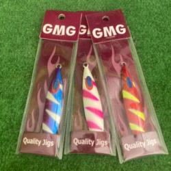 Lot de 3 slow jigs de marque GMG 40gr