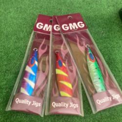 Lot de trois slow jigs de marque GMG 40 gr