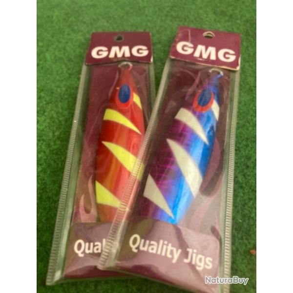 Lot de deux slow jigs GMG 80 gr