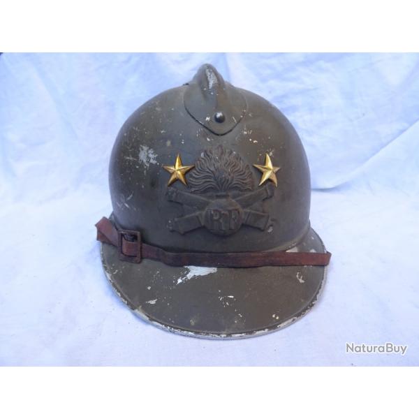 378- rare  casque en alu = de gnral 1914 1945