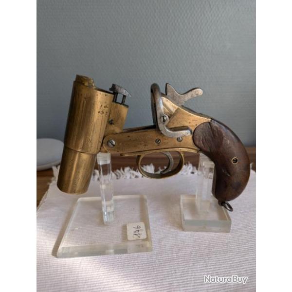 T BEAU LANCE FUSEE ANGLAIS WW I BEAU MARQUAGE T B E FONCTION !