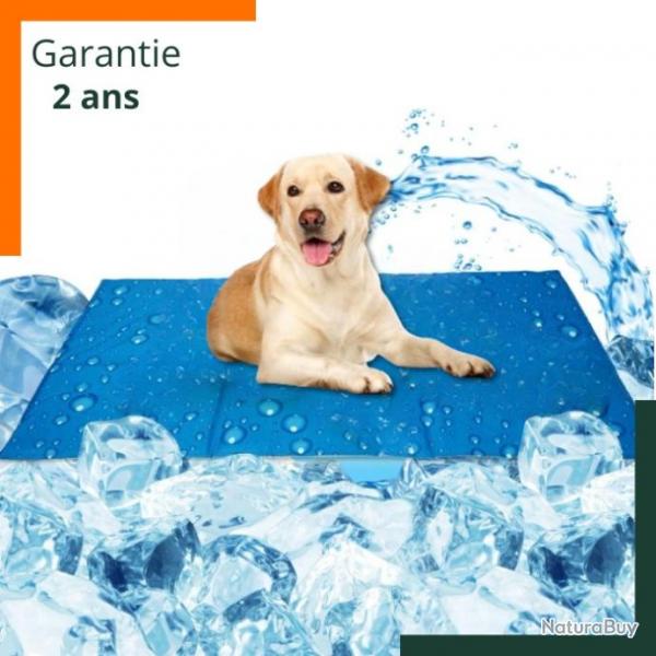 Tapis de rafraichissement pour chien et chat 90x50cm - Bleu - Garantie 2 ans