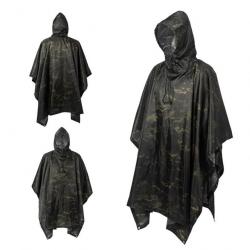 Poncho imperméable en polyester 210T - Camouflage 1