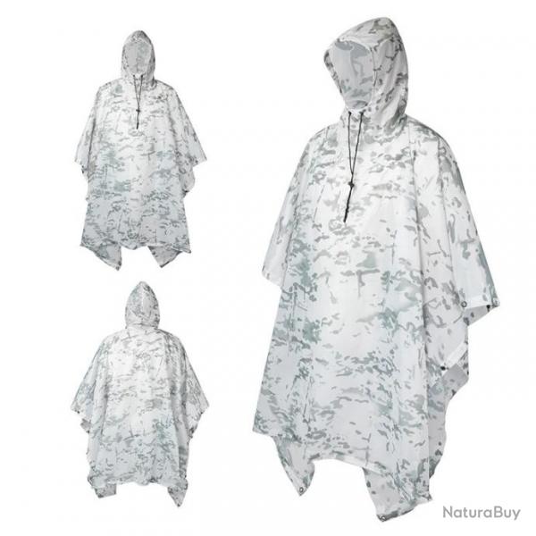 Poncho impermable en polyester 210T - Camouflage 6