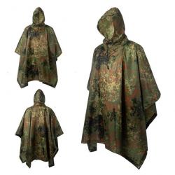 Poncho imperméable en polyester 210T - Camouflage 9