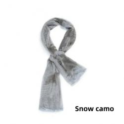 Foulard filet camouflage mesh type sniper - Modèle snow