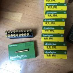 Munitions Remington  30-40 Krag 180 grBoîte de 20 cartouches