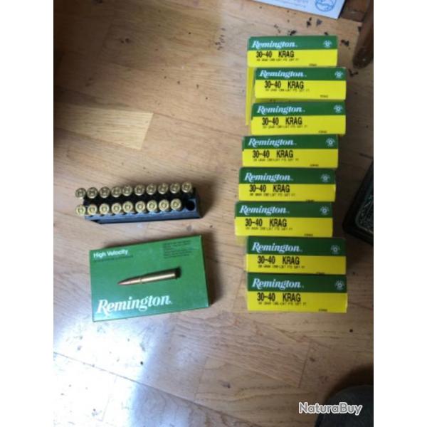 Munitions Remington  30-40 Krag 180 grBote de 20 cartouches