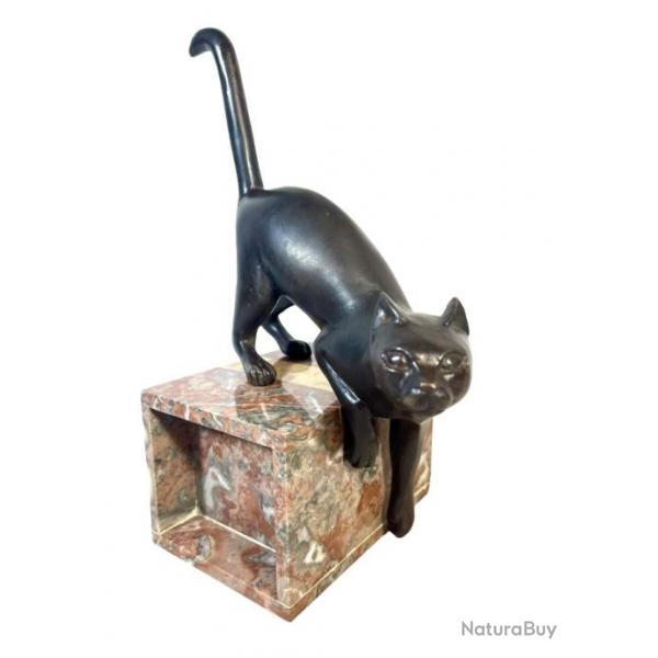 Despoulain chat en bronze