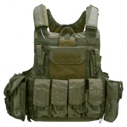 GILET TACTIQUE RAPTOR VERT OLIVE - 101 INC