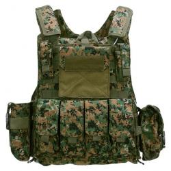 GILET TACTIQUE RAPTOR DIGITAL CAMO - 101 INC