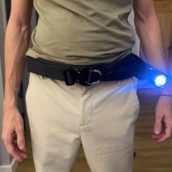 Enchère : Ceinture COBRA + Lampe et support rotatif