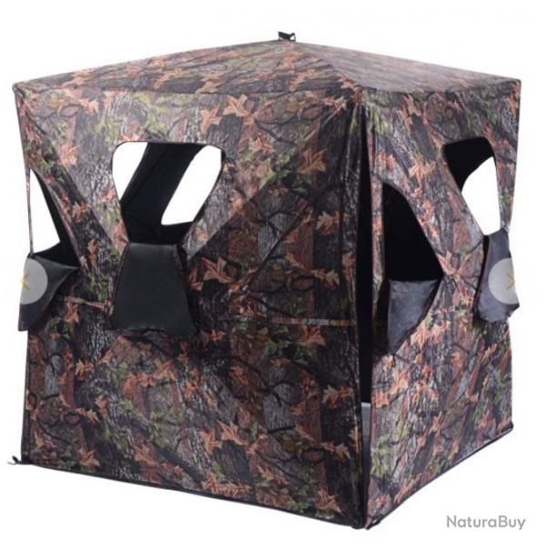 Tente de Chasse Portable pour 3 Personnes Vue Dgage  360Sangles d'Arrimage Piquets de Sol