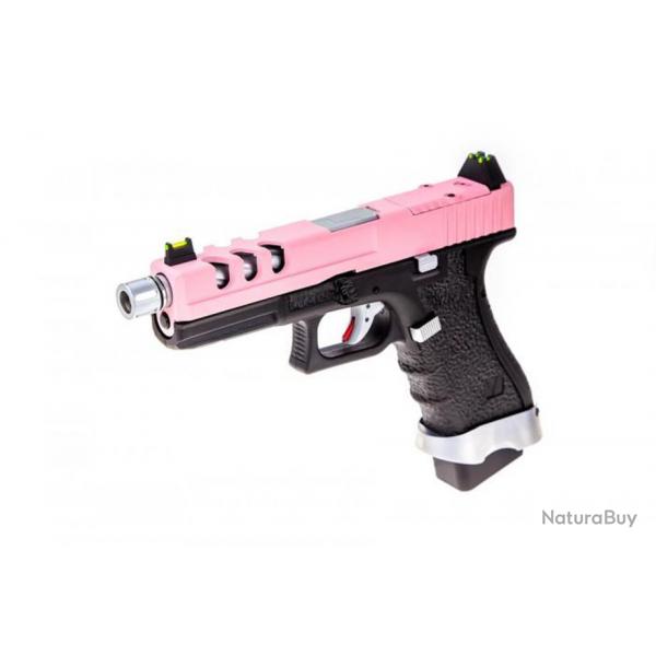 Rplique GBB VORSK EU7 Vented Noir/Rose - Style G17