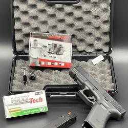 Mega Promo - Pack prêt à tirer Pistolet Glock 17 Gen5 avec laser calibre 9mm PAK