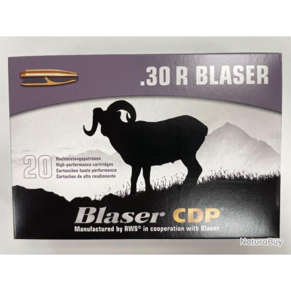 BLASER CDP CAL 30R 10.7G BTE DE 20 BALLES(vendu par 2 boites)