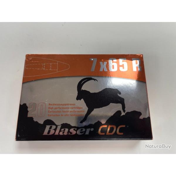 BLASER CDC CAL 7X65R 9.4G BTE DE 20 BALLES(vendu par 2 boites)