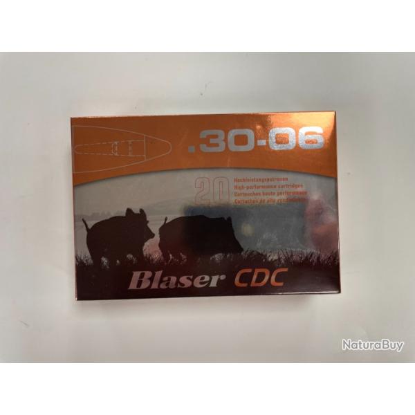 BLASER CDC CAL 30-06 10.4G BTE DE 20 BALLES(vendu par 2 boites)