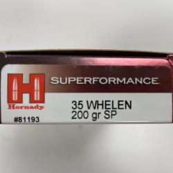 HORNADY 35 WHELEN SUPERFOMANCE 200GR BOITE DE 20 BALLES(VENDU PAR 2 BOITES°