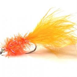 Mouches streamers dog nobbler fl orange