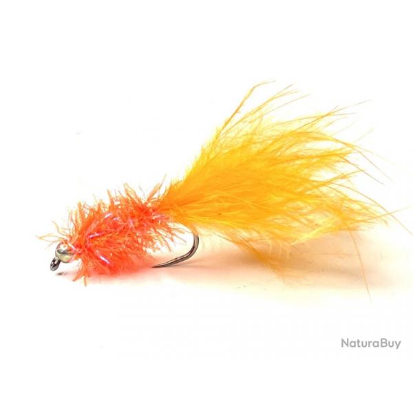 Mouches streamers dog nobbler fl orange