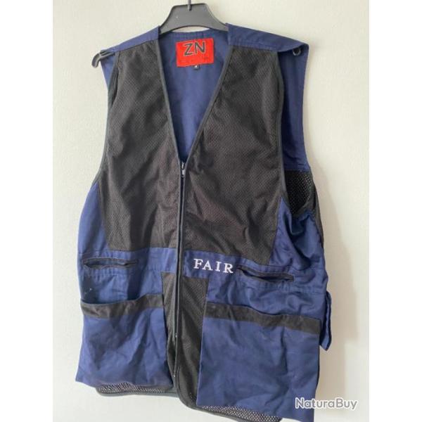 Gilet Ball Trap Fair  Bleu