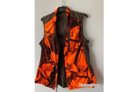 GILET DE CHASSE REVERSIBLE FEMME S Gilets de Chasse (12204718)