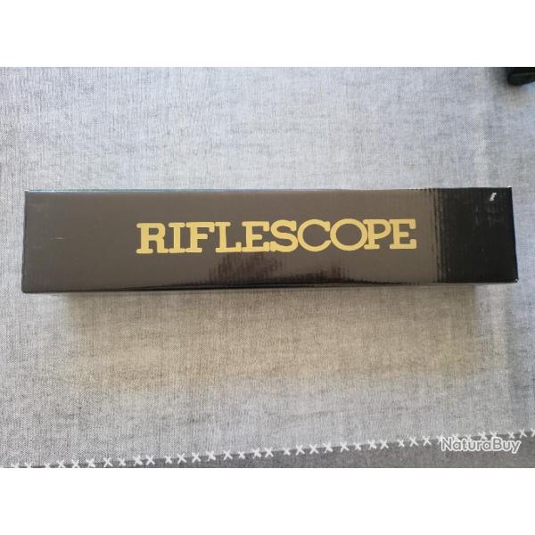 LUNETTE DE TIR RIFLESCOPE LUMINEUX ROUGE 2.5-10x42 AVEC LASER INTEGRE