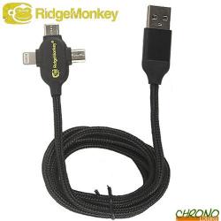 Câble Adaptateur RidgeMonkey Vault USB-A / Multi Prise 1M