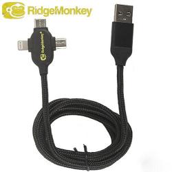 Câble Adaptateur RidgeMonkey Vault USB-A / Multi Prise 1M