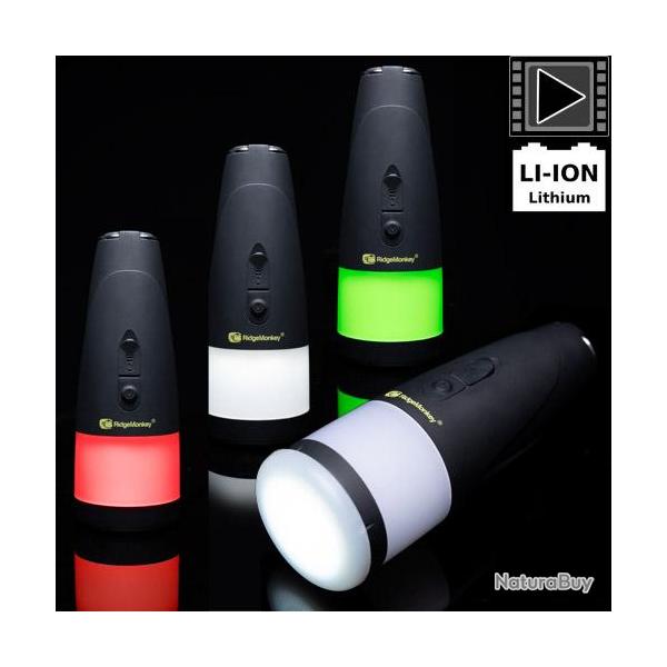 Lampe Torche RidgeMonkey Multi Lite Plus Rechargeable