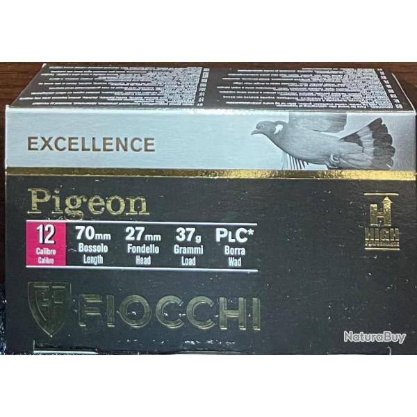 CARTOUCHES FIOCCHI PIGEON CAL.12/70 37G PAR 30