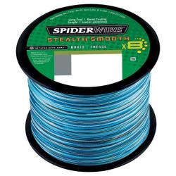 Tresse Spiderwire Steal Smooth 8 Bleue Camou 2000M 6/100-5,4KG