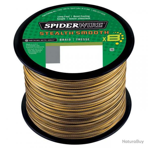 Tresse Spiderwire Steal Smooth 8 Camou 2000M 6/100-5,4KG