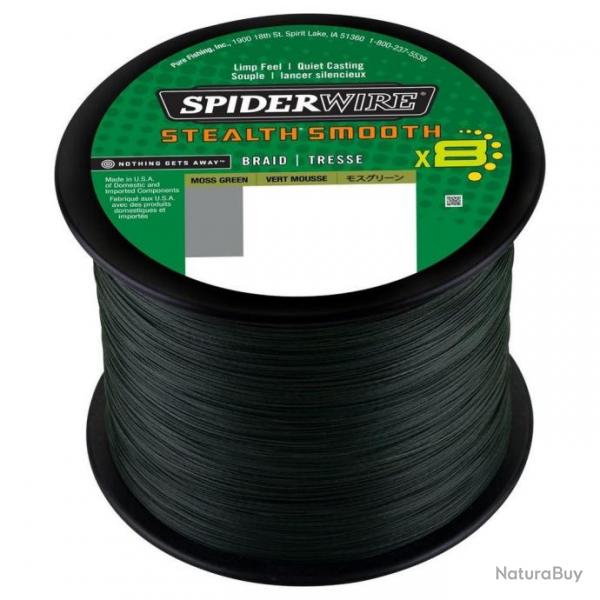 Tresse Spiderwire Steal Smooth 8 Moss Green 2000M 19/100-18KG