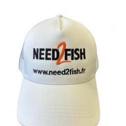 Casquette NEED2FISH - Blanche