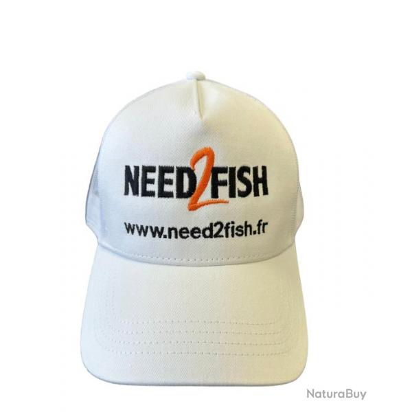 Casquette NEED2FISH - Blanche