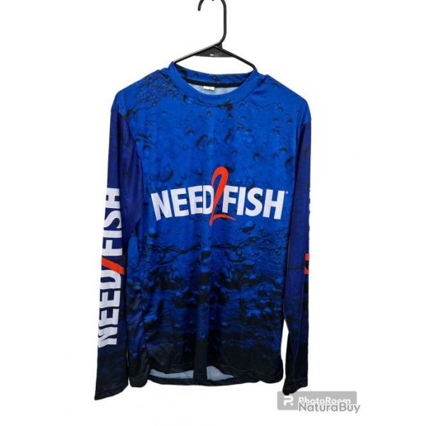 T SHIRT UV NEED2FISH - M