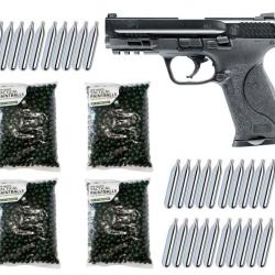 Smith & Wesson M&P9 2.0 T4E cal.43 pistolet de défense à domicile incluant 2000 billes de peinture c