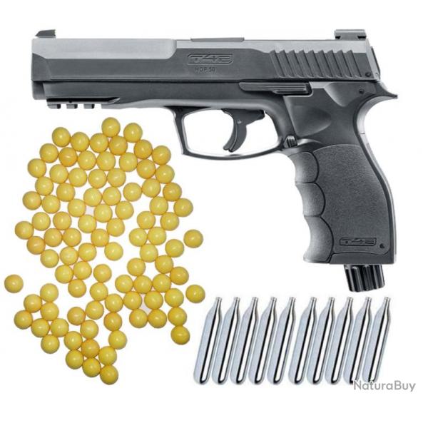 Umarex T4E TP 50 RAM pistolet de dfense  domicile cal.50 incluant 50 billes en nylon cal.50 & 10 c