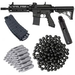 Forfait de défense à domicile Tippmann TMC cal.50 incluant un adaptateur Quick Change, 20 capsules d