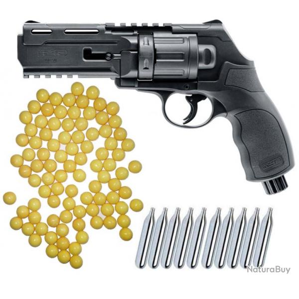 Revolver de dfense  domicile Umarex T4E TR 50 RAM calibre .50 incluant 50 billes en nylon calibre 